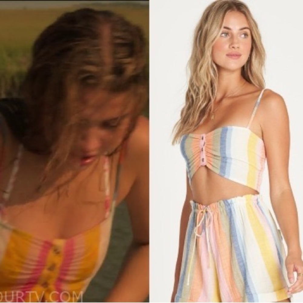 Billabong Let’s go cropped tank top